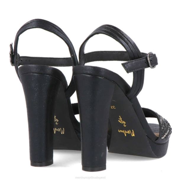 terradura fekete Menbur nők magassarkú 242F4154