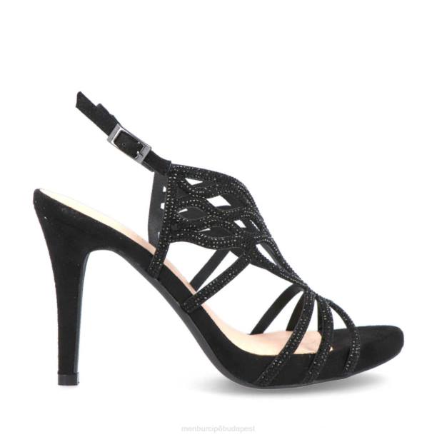 terténia fekete Menbur nők magassarkú 242F4036