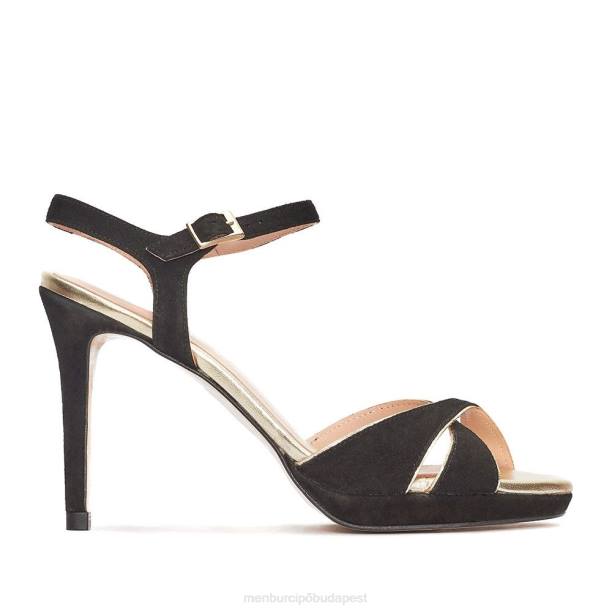 usi fekete Menbur nők magassarkú 242F4262