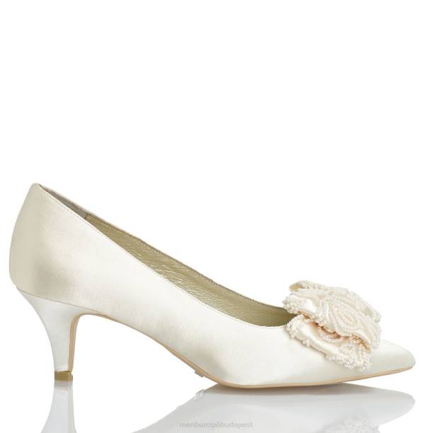 Alexandra fehér Menbur nők menyasszonyi cipő 242F2339