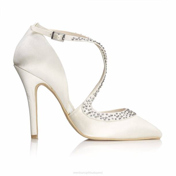 Martina fehér Menbur nők menyasszonyi cipő 242F2442