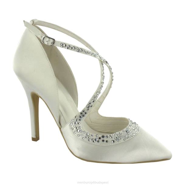 Martina fehér Menbur nők menyasszonyi cipő 242F2442