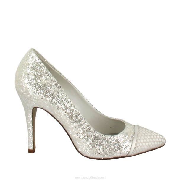 Monica fehér Menbur nők menyasszonyi cipő 242F2427
