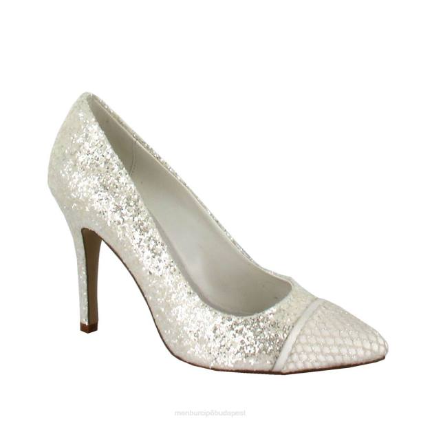 Monica fehér Menbur nők menyasszonyi cipő 242F2427