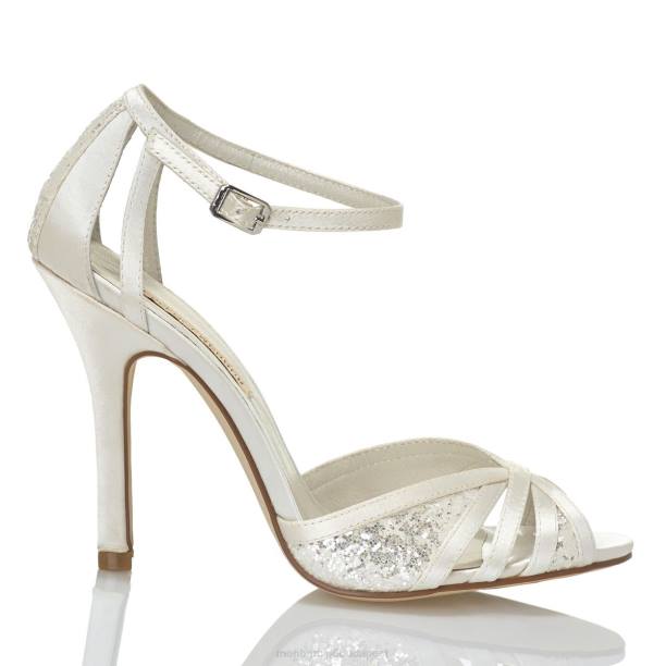 ada fehér Menbur nők menyasszonyi cipő 242F2420