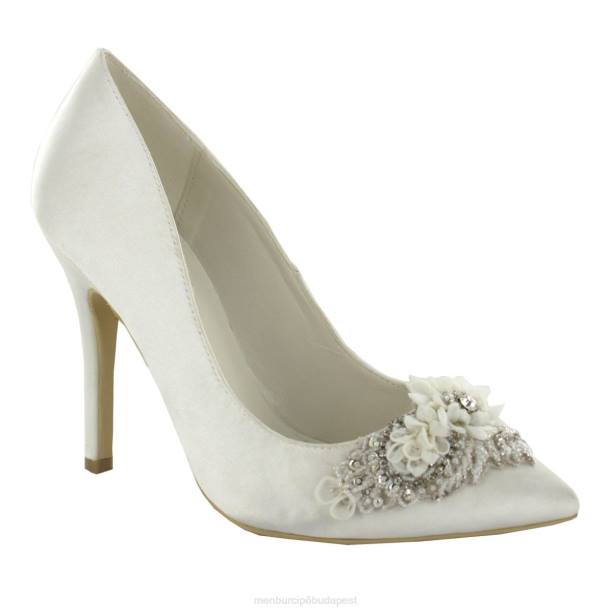 agripina fehér Menbur nők menyasszonyi cipő 242F2226