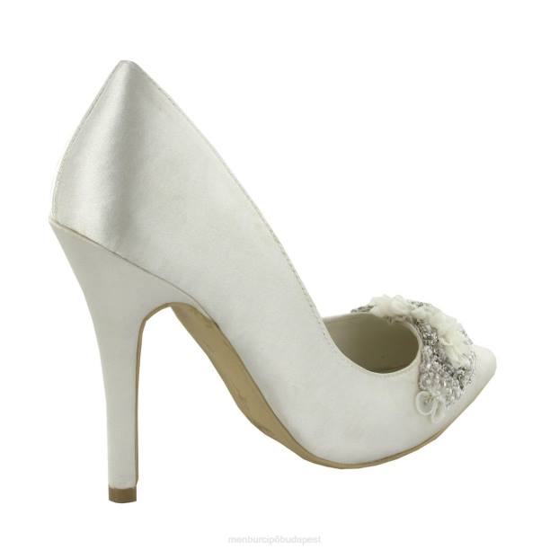 agripina fehér Menbur nők menyasszonyi cipő 242F2226