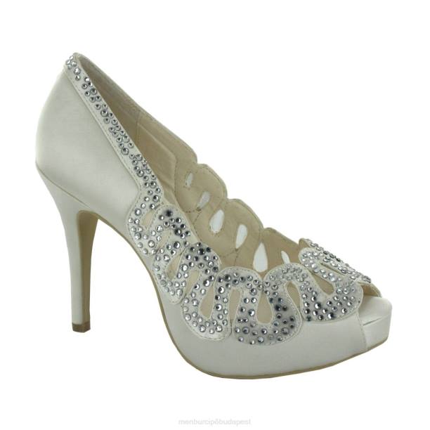 aida fehér Menbur nők menyasszonyi cipő 242F2349
