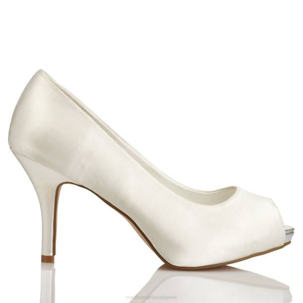 amalia fehér Menbur nők menyasszonyi cipő 242F2437