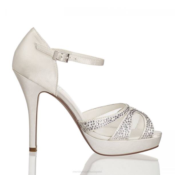 amelia fehér Menbur nők menyasszonyi cipő 242F2435
