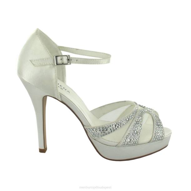 amelia fehér Menbur nők menyasszonyi cipő 242F2435
