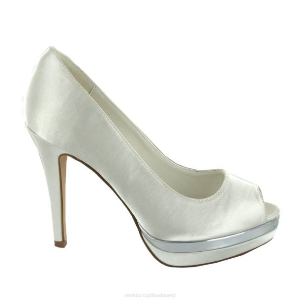 angela fehér Menbur nők menyasszonyi cipő 242F2282