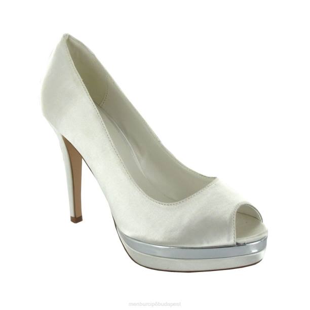 angela fehér Menbur nők menyasszonyi cipő 242F2282