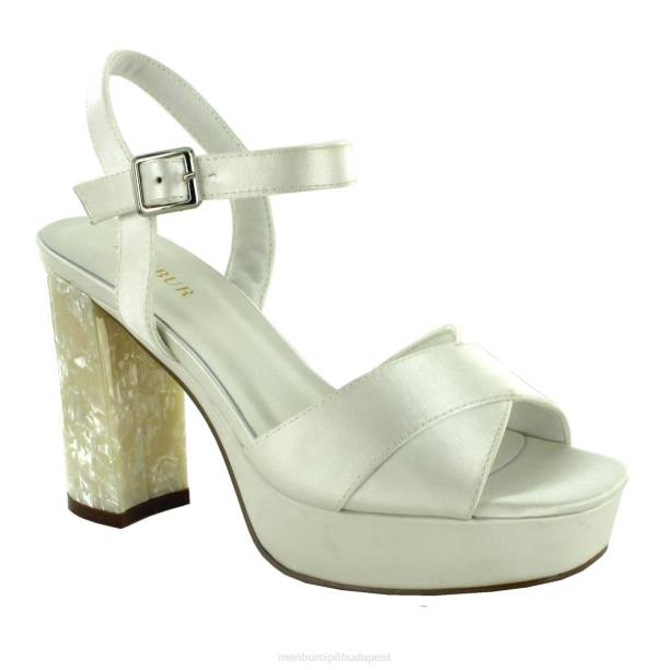 barbara fehér Menbur nők menyasszonyi cipő 242F2481