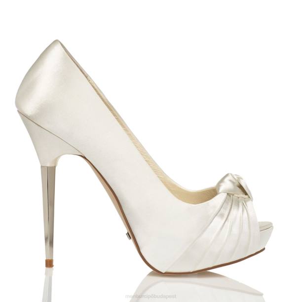 carla fehér Menbur nők menyasszonyi cipő 242F2411