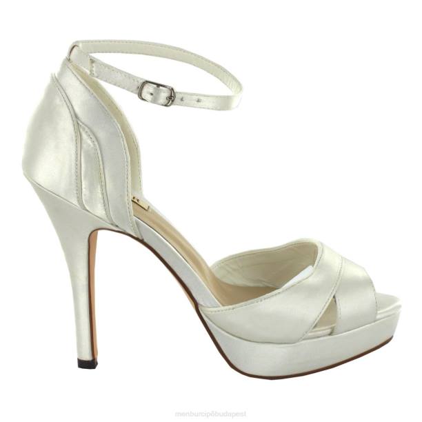 casandra fehér Menbur nők menyasszonyi cipő 242F2275