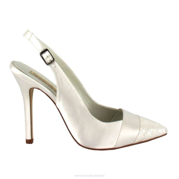 claudia fehér Menbur nők menyasszonyi cipő 242F2419