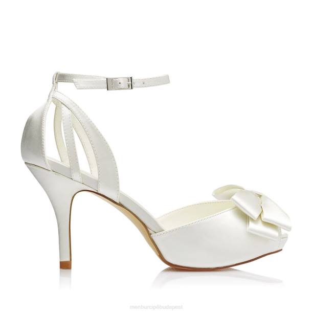 clementina fehér Menbur nők menyasszonyi cipő 242F2452