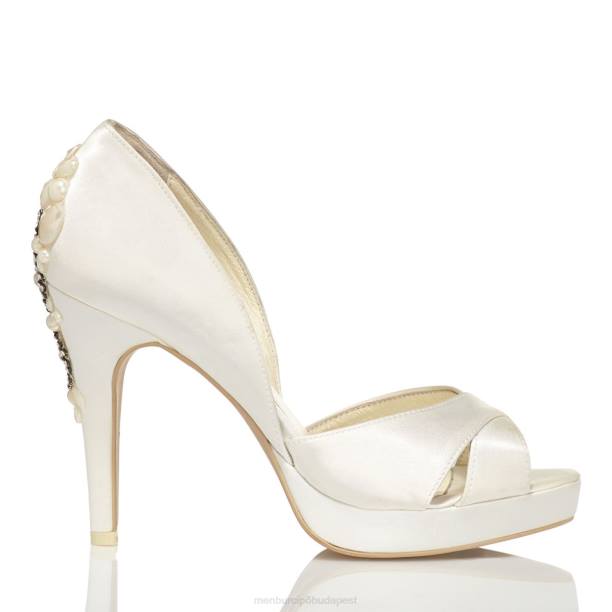 fauno fehér Menbur nők menyasszonyi cipő 242F2407