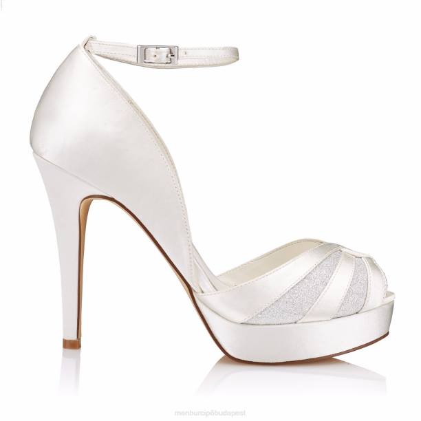 fe fehér Menbur nők menyasszonyi cipő 242F2460