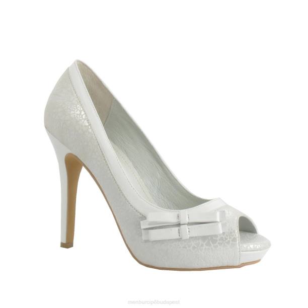 filifera fehér Menbur nők menyasszonyi cipő 242F2315