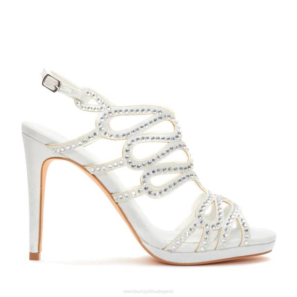 jacinta fehér Menbur nők menyasszonyi cipő 242F2388