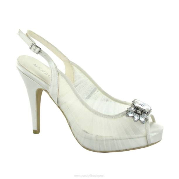 kandela fehér Menbur nők menyasszonyi cipő 242F2401
