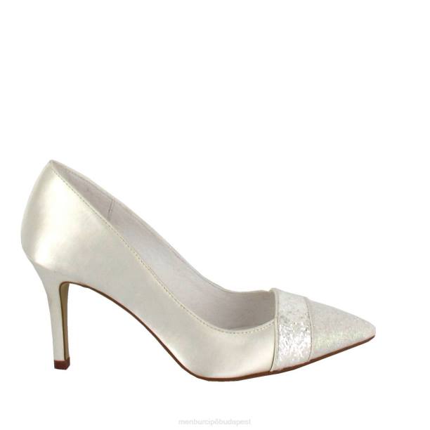 laura fehér Menbur nők menyasszonyi cipő 242F2362