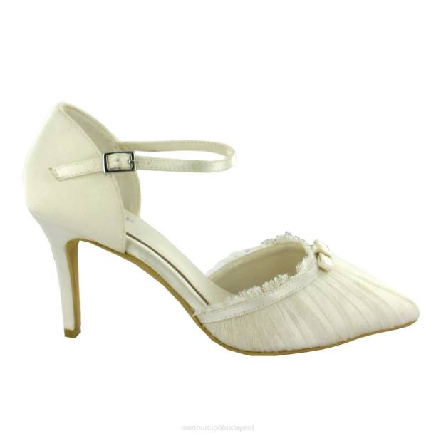 mariel fehér Menbur nők menyasszonyi cipő 242F2302