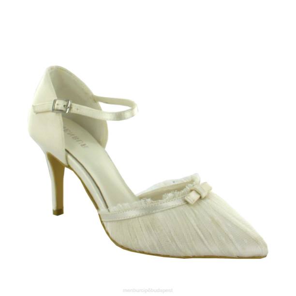 mariel fehér Menbur nők menyasszonyi cipő 242F2302