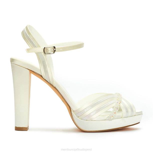 mesu fehér Menbur nők menyasszonyi cipő 242F2503