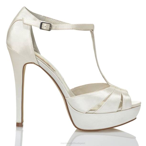 mika fehér Menbur nők menyasszonyi cipő 242F2215