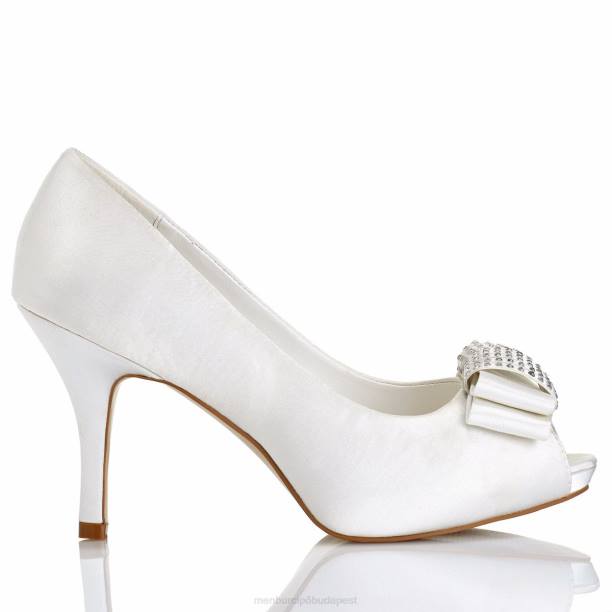nuria fehér Menbur nők menyasszonyi cipő 242F2347