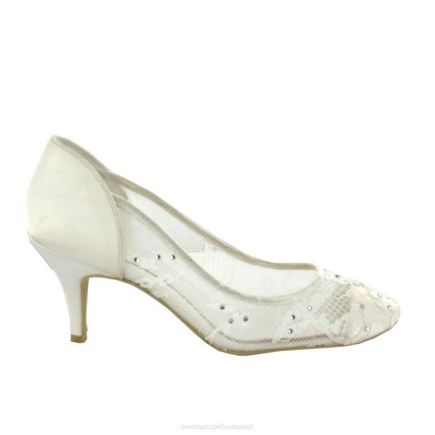 soraya fehér Menbur nők menyasszonyi cipő 242F2305
