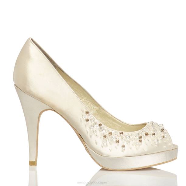 vanesa fehér Menbur nők menyasszonyi cipő 242F2319
